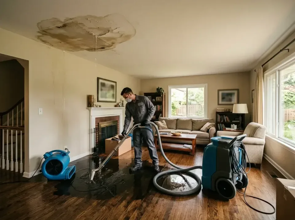 attic-pipe-burst-ceiling-drip-008 — frequently asked questions, Water Damage Restoration & Carpet Care in Bardstown, KY